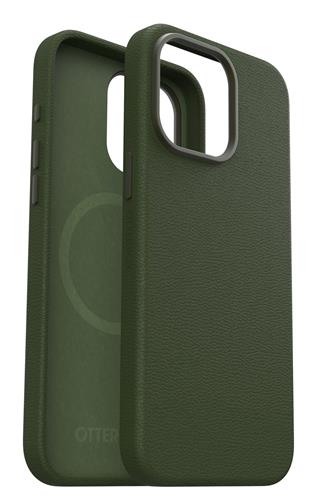 OB SYMETRY APPLEIPHONE 15PROMAX Cactus Leather Groove green