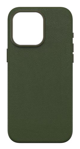 OB SYMETRY APPLEIPHONE 15PROMAX Cactus Leather Groove green