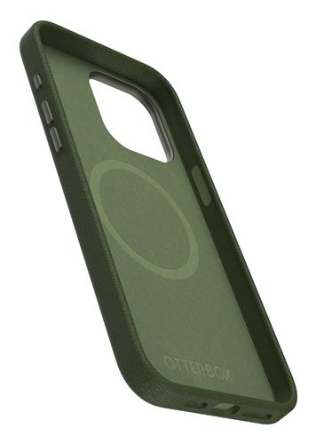 OB SYMETRY APPLEIPHONE 15PROMAX Cactus Leather Groove green