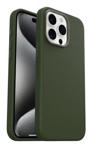 OB SYMETRY APPLEIPHONE 15PROMAX Cactus Leather Groove green