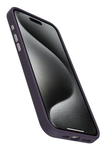 OB SYMETRY APPLEIPHONE 15PROMAX Cactus Leather Plum Luxe purple