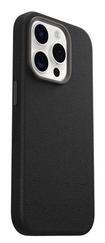 OB SYMMETRY APPLE IPHONE 15PRO Cactus Leather Noir Ash black