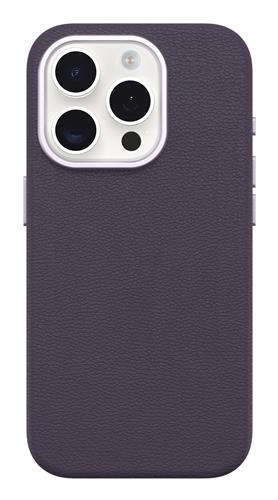 OB SYMMETRY APPLE IPHONE 15PRO Cactus Leather Plum Luxe purple