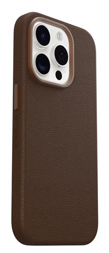 OB SYMMETRY APPLE IPHONE 15PRO Cactus Leather Rich Adobe brown