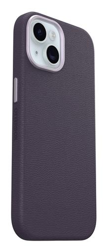 OB SYMMETRY CACTUS LEATHER Apple iPhone 15 Plum Luxe purple