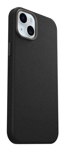 OB SYMMETRY CACTUS LEATHER Apple iPhone15 Plus Noir Ash BLK