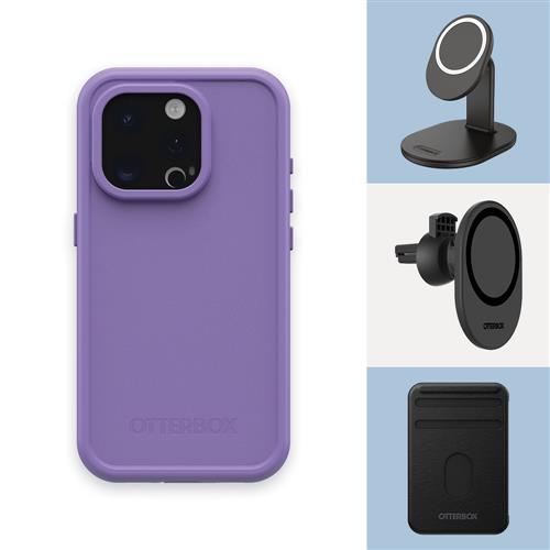 OTTERBOX FRE MAGSAFE IPHONE 15 Pro Rule of Plum-purple