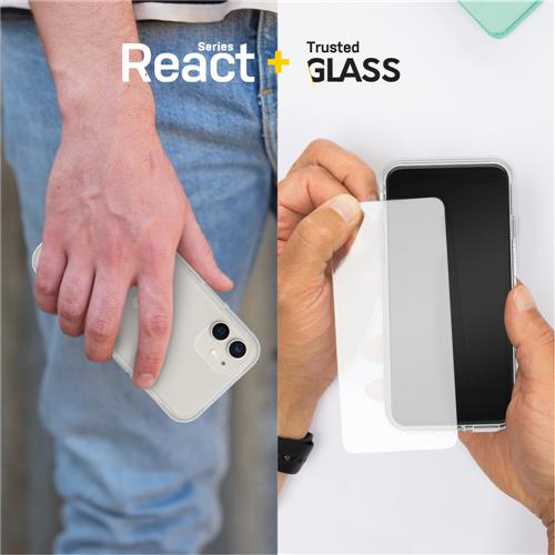 OTTERBOX REACT + TRUSTED GLASS iPhone 12 mini-clear