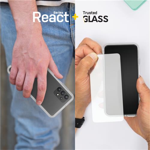 OTTERBOX REACT + TRUSTED GLASS SAMSUNG GALAXY A12 CLEAR
