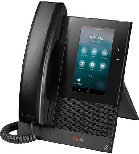POLY CCX 400 Business Media Phone with Open SIP and PoE-enabled telefono IP Nero 24 linee LCD