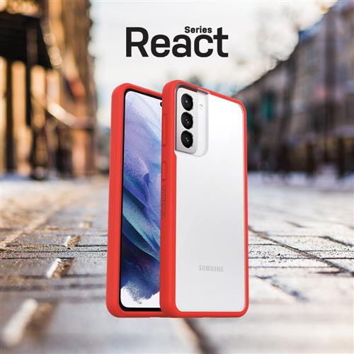 OTTERBOX REACT BAYSIDE POWER Red clear/red