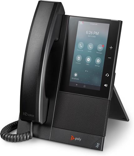 POLY CCX 500 Business Media Phone with Open SIP and PoE-enabled telefono IP Nero 24 linee LCD