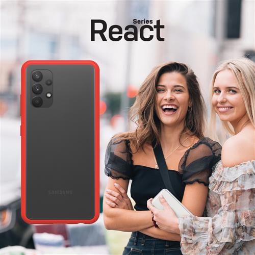 REACT GALAXY A32 POWER RED RED CLEAR/RED PROPACK BULK