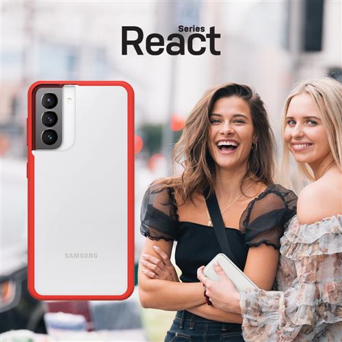REACT GALAXY S21+ POWER RED RED CLEAR/RED PROPACK BULK