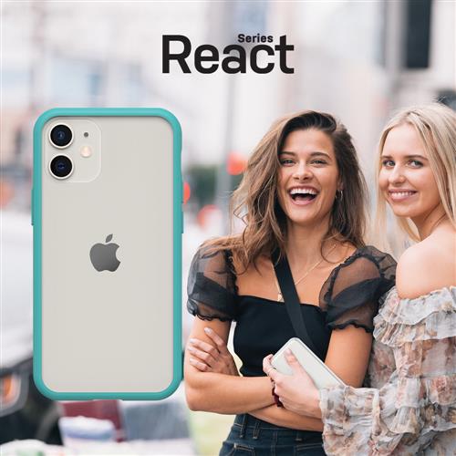 REACT IPHONE 12 MINI SEA SEA SPRAY-CLEAR/BLUE-PROPACK BUL