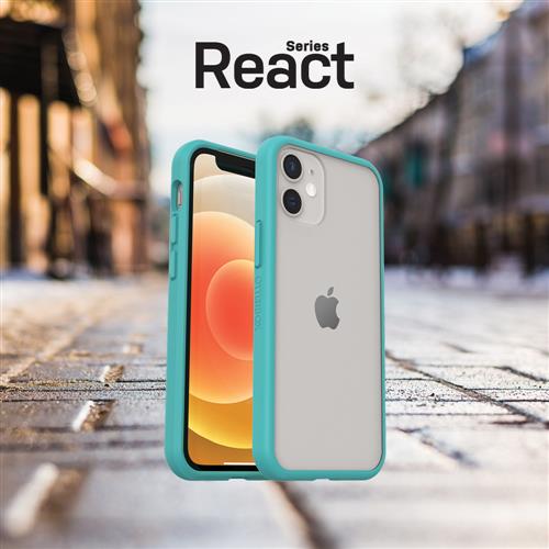 REACT IPHONE 12 MINI SEA SEA SPRAY-CLEAR/BLUE-PROPACK BUL