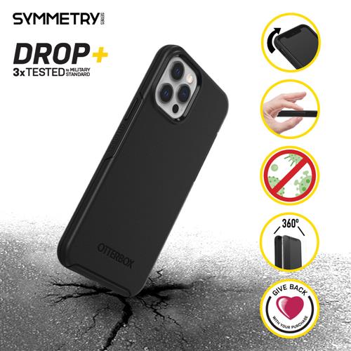 SYMMETRY IPHONE 12 / IPHONE 12 IPHONE 12 PRO BLACK-PROPACK BULK