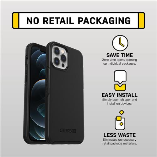 SYMMETRY IPHONE 12 / IPHONE 12 IPHONE 12 PRO BLACK-PROPACK BULK