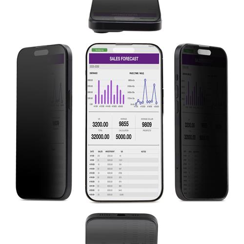 FILTRO PRIVACY IPHONE 15 PLUS PELLICOLA IN VETRO TEMPERATO