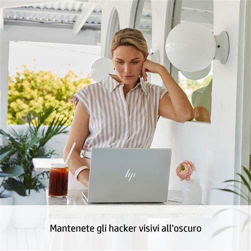 HP EliteBook 1040 G9 Intel Core i7 i7-1255U Computer portatile 35,6 cm (14) WUXGA 16 GB DDR5-SDRAM 512 GB SSD Wi-Fi 6 (802.11ax) Windows 11 Pro Argento