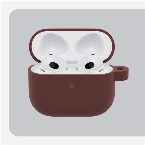 HEADPHONE CASE APPLE AIRPODS (3rd gen) Well Red - brown