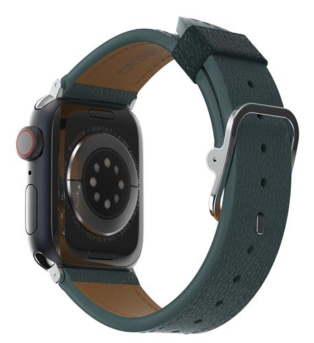OB CACTUS LTH W BAND APPLE WTCH 10-L 44/45/46mm JunpSprig-green