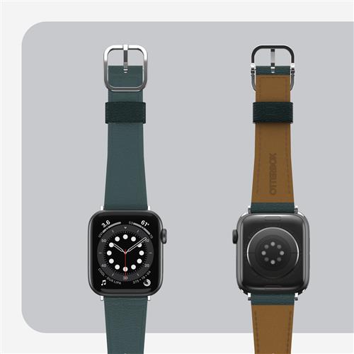 OB CACTUS LTH W BAND APPLE WTCH 10-L 44/45/46mm JunpSprig-green