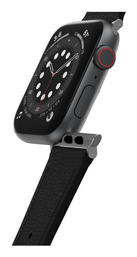 OB SYMTR APPLE WATCH BAND 10-L 44/45/46mm Noir Ash - black