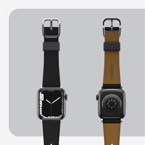 OB SYMTR APPLE WATCH BAND 10-S 40/41/42mm Noir Ash - black