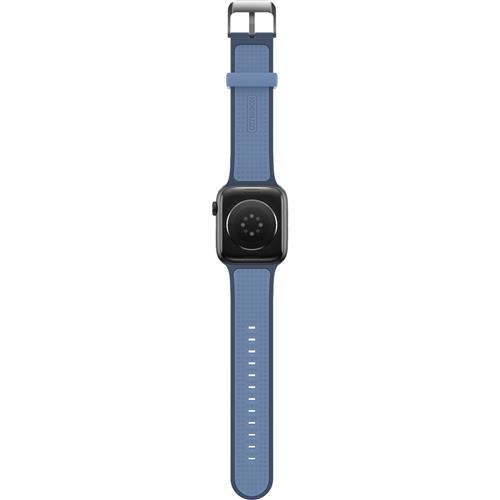 OB W BAND APPLE WATCH 10-L 44/45/46mm Baby Blue Jeans-blue