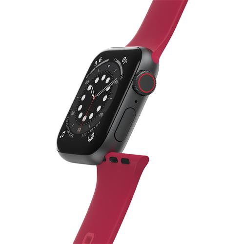 OB W BAND APPLE WATCH 10-S 40/41/42mm Rogue Rubellite-pink