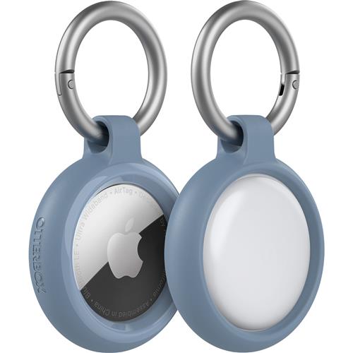 SLEEK CASE FOR APPLE AIRTAG PATCHED JEANS - BLUE