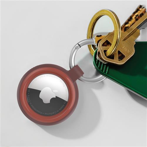 SLEEK CASE FOR APPLE AIRTAG Union Station - brown