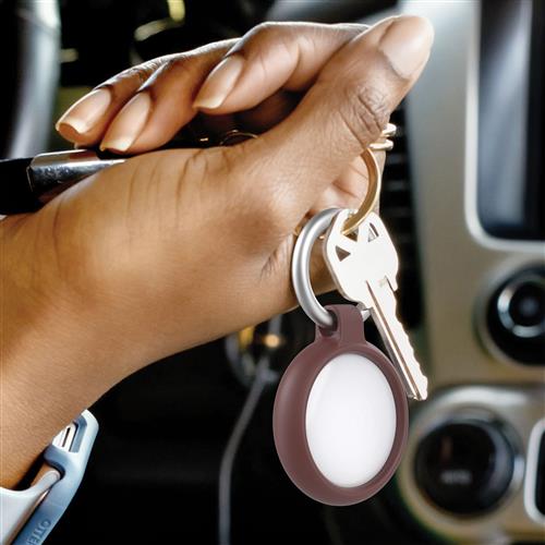 SLEEK CASE FOR APPLE AIRTAG Union Station - brown