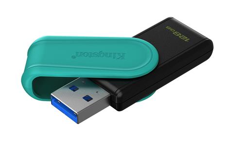 128GB DT EXODIA S PORTABLE USB 3.2 Gen 1 (Black/Turquoise)