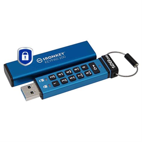128GB IRONKEY KEYPAD200 AES-256 ENCRYP FIPS 140-3 LVL 3(PENDING)
