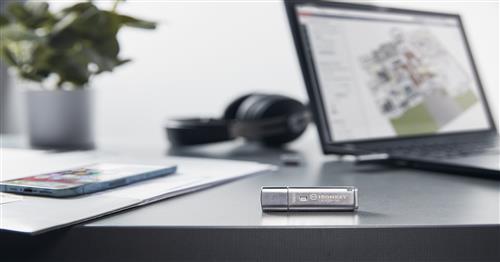 128GB USB 3.2 IRONKEY LOCKER+50 AES USB w/256bit Encryption