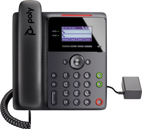 POLY Edge B20 IP Phone and PoE-enabled telefono IP Nero 2 linee LCD