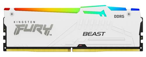 16GB DDR5 5200MT/S CL40 DIMM (KIT OF 2) FURY BEAST WHITE RGB