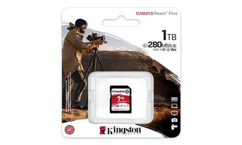 1TB SDXC CANVAS REACT PLUS U3 UHS-II 280R/150W V60 Full HD/4K