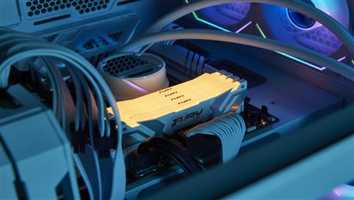 24GB DDR5 8000MT/S CL38 DIMM FURY Renegade RGB White