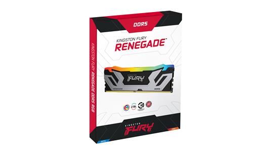 Kingston Technology FURY 24GB 8800MT/s DDR5 CL42 CUDIMM Renegade RGB Silver