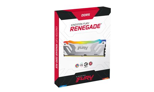 Kingston Technology FURY 24GB 8800MT/s DDR5 CL42 CUDIMM Renegade RGB Bianco