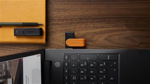 Kingston Technology DataTraveler 256GB Portable USB 3.2 Gen 1 Exodia S (Nero/Arancia)