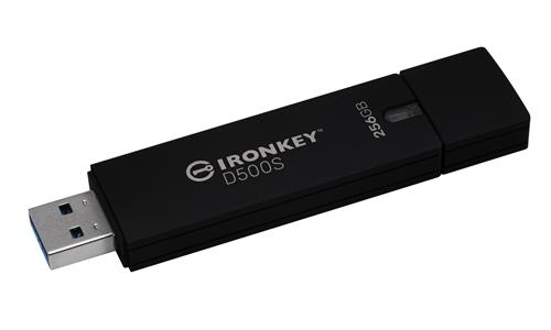 Kingston Technology IronKey 256GB D500S FIPS 140-3 Lvl 3 AES-256