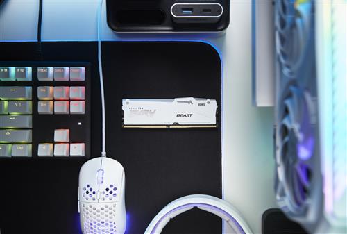 Kingston Technology FURY Beast 32GB 6800MT/s DDR5 CL34 DIMM (Kit da 2 moduli) White RGB EXPO