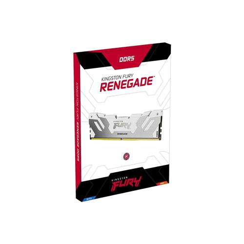 Kingston Technology FURY 32GB 6400MT/s DDR5 CL32 DIMM Renegade RGB Bianco XMP