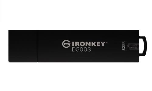 32GB IRONKEY D500S FIPS 140-3 Lvl 3 (Pending) AES-256