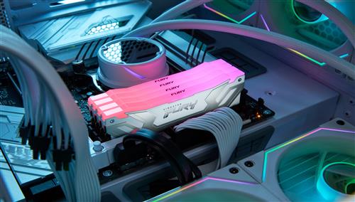 Kingston Technology FURY 48GB 8800MT/s DDR5 CL42 CUDIMM (Kit da 2) Renegade RGB White