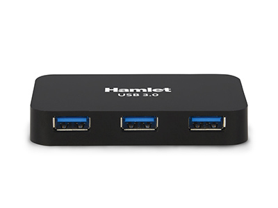 Hamlet Hub usb 3.0 a 4 porte 5 Gbps